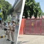 लेडी श्री राम कॉलेज के बाहर कड़ी सुरक्षा तैनात, आस्था कुंज पार्क गैंगरेप के बाद एक्शन | delhi news