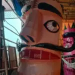 आगरा में सजेगा 120 फीट ऊंचा अनूठा रावण का पुतला, तलवारबाजी और पलक झपकाने की होगी खूबी | agra news