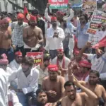 मतदाता सूची में गड़बड़ी के विरोध में सपा का प्रदर्शन, पुलिस से तीखी झड़प | agra news