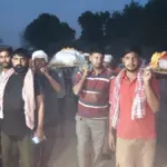 राजस्थान के जालोर में भीषण सड़क हादसा, एक ही चिता पर हुआ मां और दो बच्चों का अंतिम संस्कार | jalore road accident