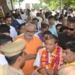 आगरा एमएलसी चुनाव के लिए भाजपा प्रत्याशी हरि किशोर तिवारी ने दाखिल किया नामांकन, संपत्ति का खुलासा | agra news
