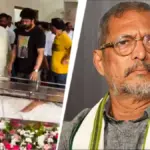नम आंखों के साथ नाना पाटेकर के पार्थिव शरीर के पास खड़े दिखे बेटे मल्हार, फार्म हाउस पर अंतिम संस्कार की तैयारियां पूरी | entertainment news
