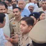 बागपत में MLC चुनाव के दौरान बवाल, बीजेपी जिलाध्यक्ष के सामने एएसपी ने जोड़े हाथ | bagpat news