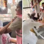 दिल्ली में मुख्य चुनाव आयुक्त के खिलाफ प्रदर्शन के दौरान पुलिस और NSUI कार्यकर्ताओं में झड़प | delhi news